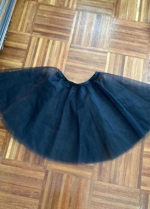 Новая очень пышная юбка из гипюра сеточки xl