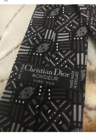 Винтаж галстук шелк  christian dior monsieur england