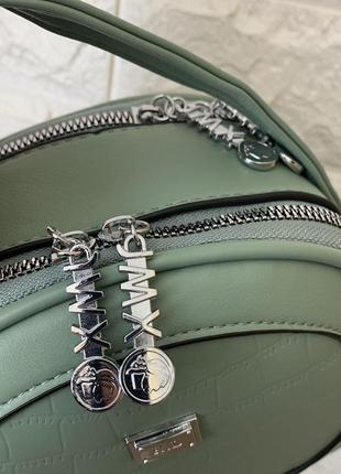 Сумка женская круглая маленькая, мини сумочка, клатч для девушки (0623)