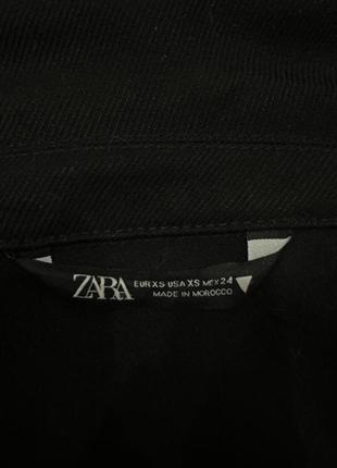 Zara оверсайз oversize рубашка черная10 фото