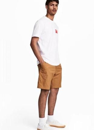 Оригинальные шорты-чиносы от бренда h&m разм. 50