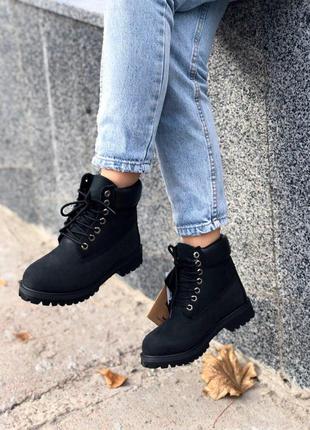 Timberland premium inch зимние ботинки тимберленд с мехом /осень/зима/весна😍7 фото