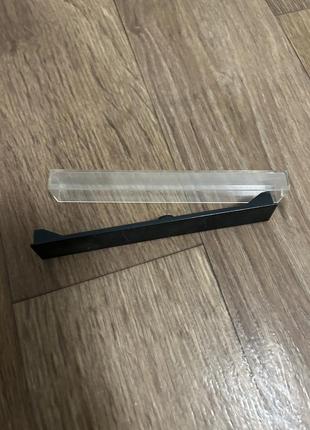Прямоугольный футляр подарочный для ручки черный прозрачный1 фото
