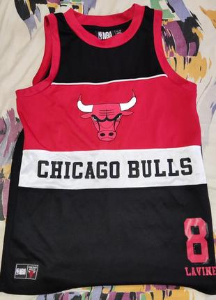 Подростковая майка nba chicago bulls, lavine