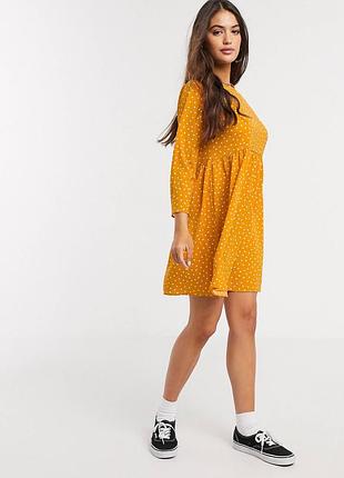 Летнее платье в горошек бренда asos.