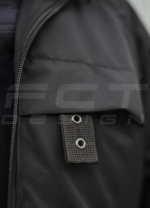 Куртка вітровка патрол водонепроникна для поліції з липучками на сітці9 фото
