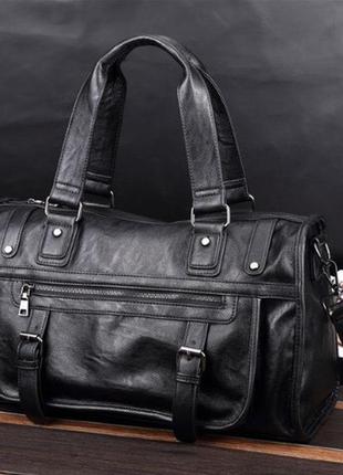 Мужская кожаная стильная модная сумка по низкой цене1 фото
