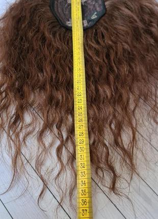 Накладка топер-мушля 100% натуральне волосся5 фото