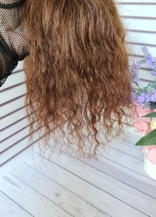 Накладка топпер макушка 100% натуральный волос