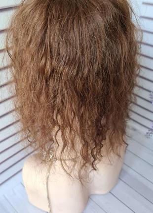 Накладка топпер макушка 100% натуральный волос