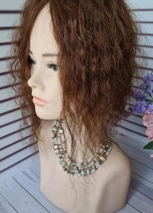 Накладка топпер макушка 100% натуральный волос