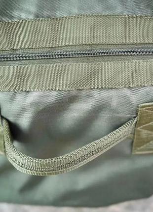 Тактическая сумка-рюкзак непромокаемая хаки, 110 л