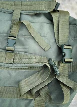 Тактическая сумка-рюкзак непромокаемая хаки, 110 л