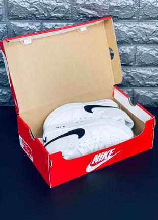 Nike хайтопы подростковые белые с эмблемой размеры 35-419 фото