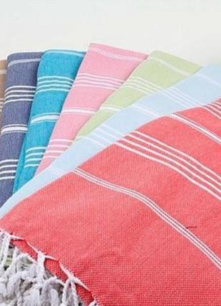Натуральные полотенца/полотенца/полотенце/коврик пляж/сауна/спа пештемаль 100*180, 100%коттон есть цвета5 фото
