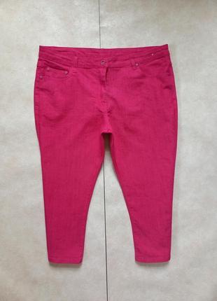 Стильные джинсы капри скинни с высокой талией jeans&co, 14 размер.1 фото
