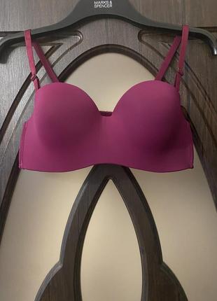 Шикарный, базовый, бюстгальтер, бордового цвета, от бренда: best umt underwear 👌5 фото