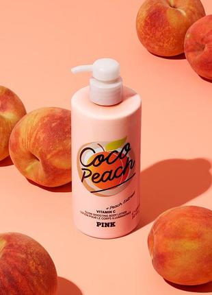 Парфюмированный лосьон для тела, victoria's secret coco peach glow, оригинал, большой1 фото