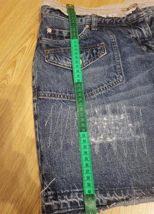 Шикарная джинсовая юбка3 фото