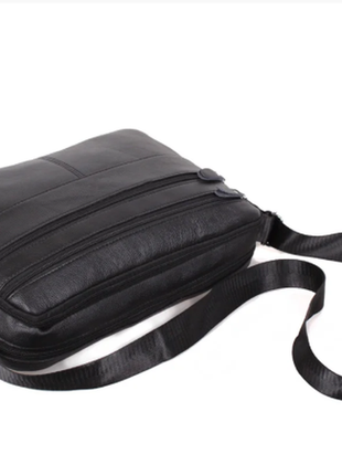 Мужской деловой портфель, сумка для офиса (натуральная кожа)3 фото