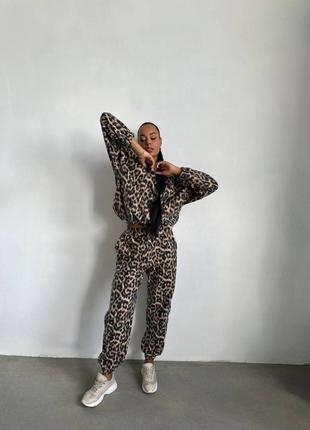 Флісовий костюм трендові принти