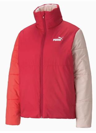 Куртка puma s оригинал usa яркий красный/оранжевый/розовый