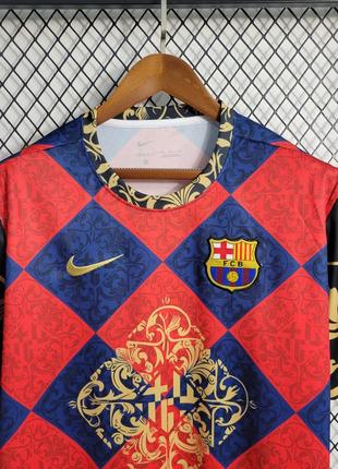 Футболка берселона найк special edition barcelona nike футбольна форма екіпіровка мессі messi2 фото