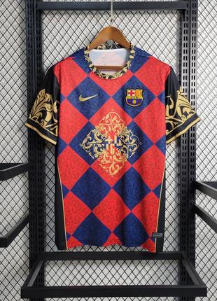 Футболка берселона найк special edition barcelona nike футбольна форма екіпіровка мессі messi