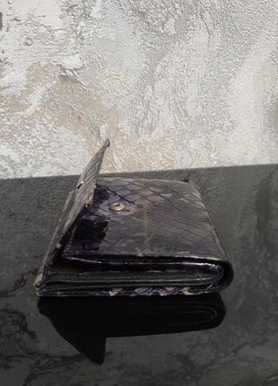 Мега стильний жіночий шкіряний гаманець - портмоне "рептилія9 фото