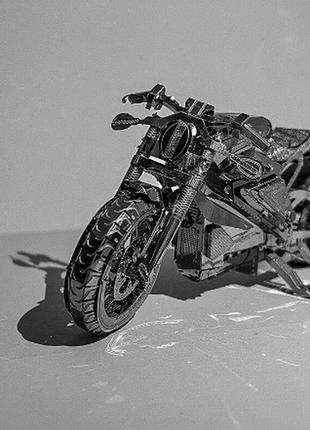 Металлический конструктор, 3d модель сборка авто,мотоцикл металическая игрушка, 3d головоломка, конструктор 3d