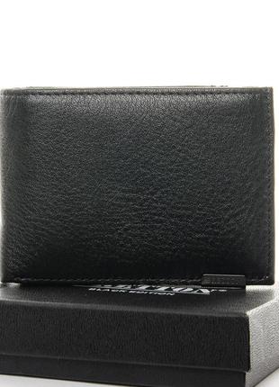 Мужской кожаный кошелек be bretton 168-24c черный1 фото