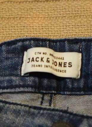 Круті темно-блакитні джинси — елдвуди культового бренда jack&amp;jones. Данія. 34/34.4 фото