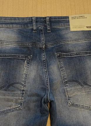 Круті темно-блакитні джинси — елдвуди культового бренда jack&amp;jones. Данія. 34/34.9 фото