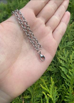 Цепочки из нержавеющей стали якорные 4 мм 60 см