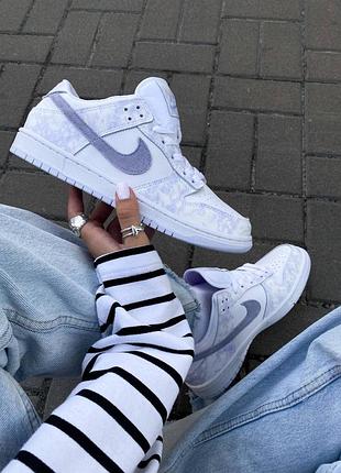 Кросівки nike sb dunk low  purple pulse