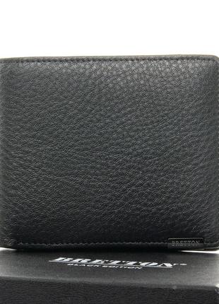 Мужской кожаный кошелек bretton 208-0617 black