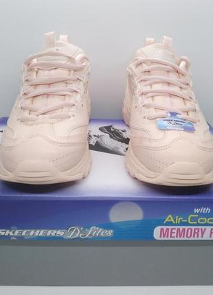 Кожаные кроссовки skechers d'lites оригинал2 фото