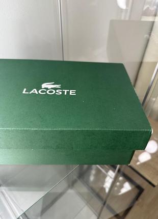 Кроссовки мужские lacoste кожаные / оригинал8 фото