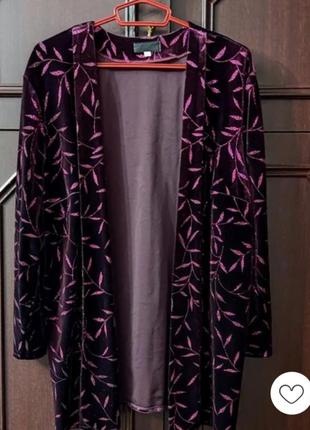 Кардиган, кофта, пиджак, батал, размер 56-581 фото