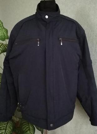 Мужская темно-синяя куртка ук.р.50-52. levi's.1 фото