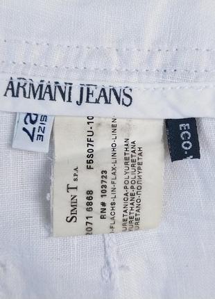 Armani jeans linen inside шорти льон.3 фото