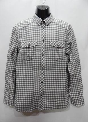 Мужская теплая рубашка с длинным рукавом hm р.50 031rtx (только в указанном размере, 1 шт)