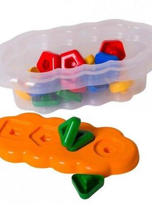 Іграшка розвивальна "магічні фігурки" (жовтогаряча)