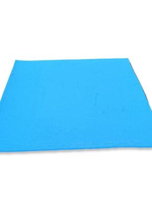 Детский коврик-пазл 1000х1000х10 мм голубой2 фото
