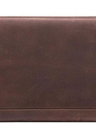 Мужская папка органайзер для документов матовая 20238 vintage коричневая1 фото