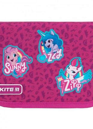 Пенал без наповнення kite education 1 відділення 1 закот my little pony lp22-621