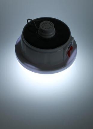 Акумуляторна лампа для кемпінгу на сонячній панелі ліхтарик фонарик bl-20264 фото