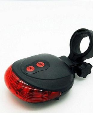 Ліхтарик лазер велосипедний bl 118 bike light+laser