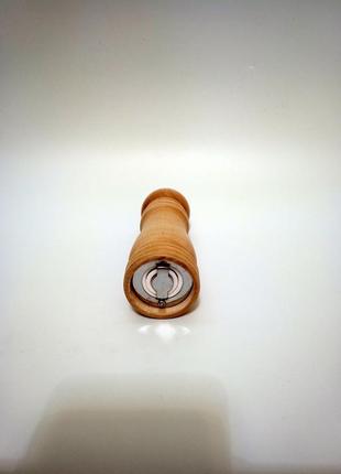 Перцемолка дерев'яна з дерева, млин для перцю та солі 15 см3 фото