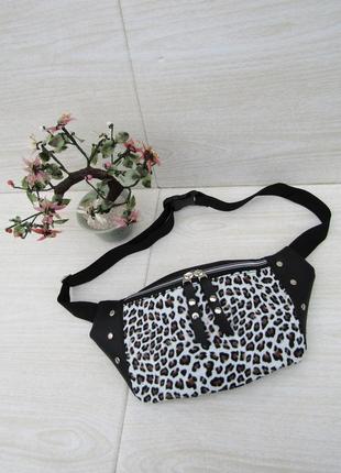 Трендова бананка handmade "leopard"